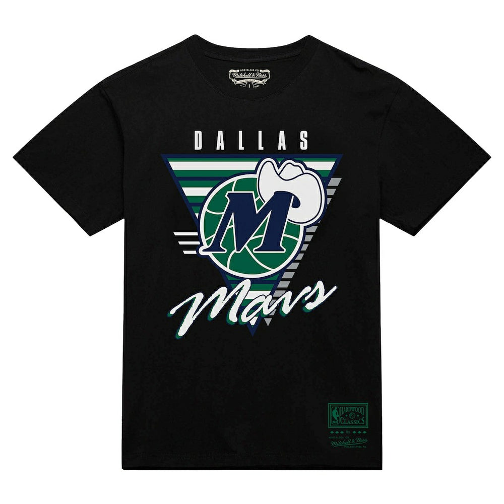 Black Dallas Mavericks Worldwide Collection Tri-Logo T-Shirt sale | NBA