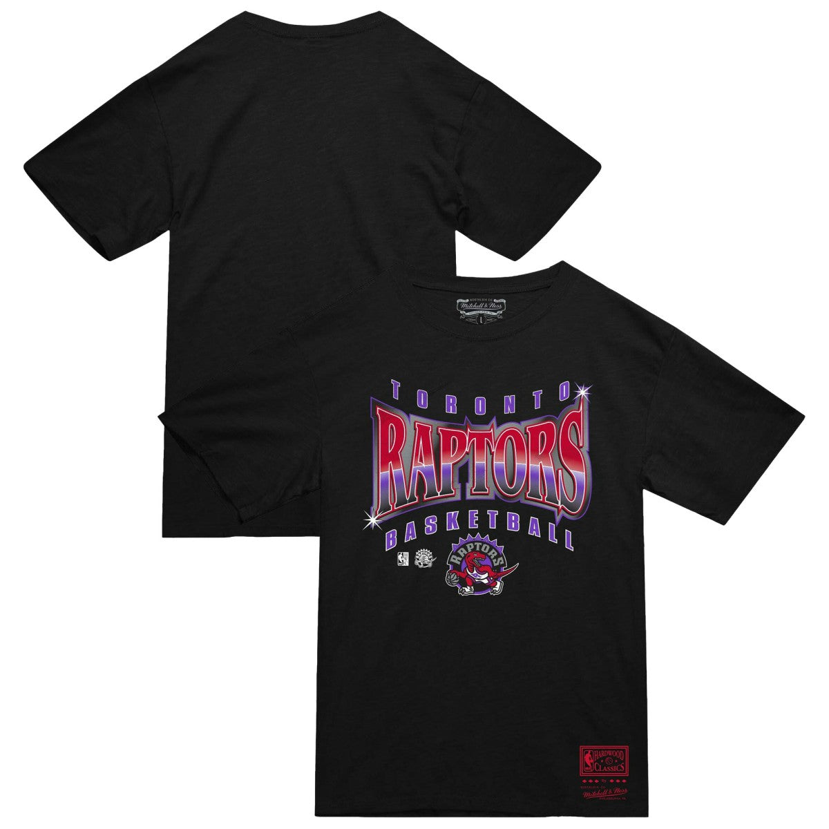 Black Toronto Raptors Worldwide Collection Glow Up T-Shirt | NBA