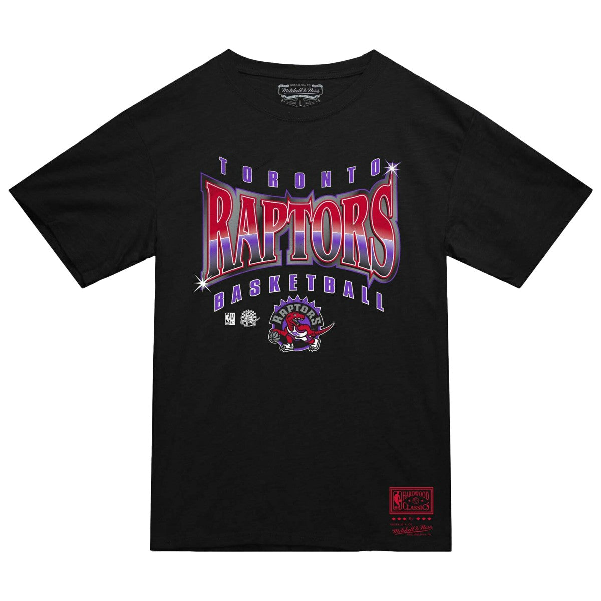 Black Toronto Raptors Worldwide Collection Glow Up T-Shirt | NBA