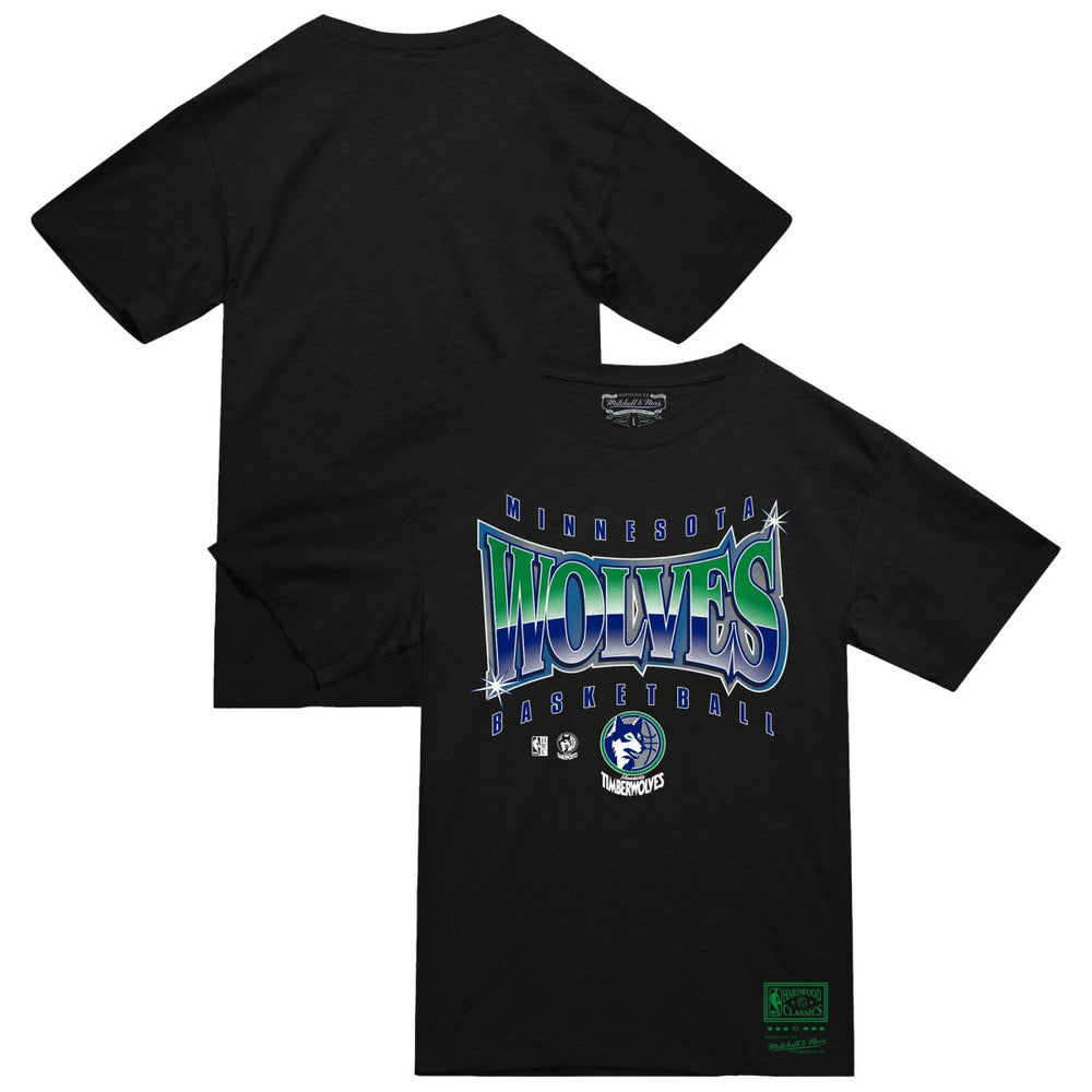 Black Minnesota Timberwolves Worldwide Collection Glow Up T-Shirt | NBA