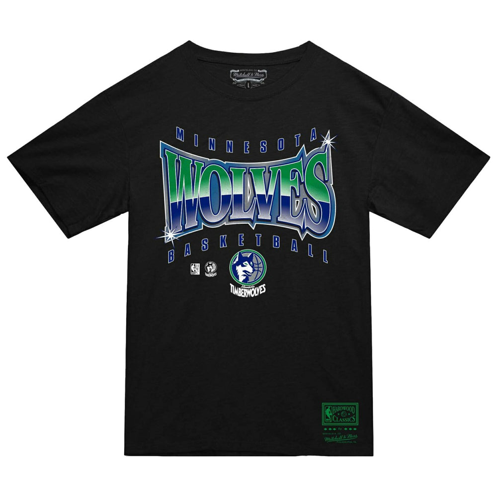 Black Minnesota Timberwolves Worldwide Collection Glow Up T-Shirt | NBA