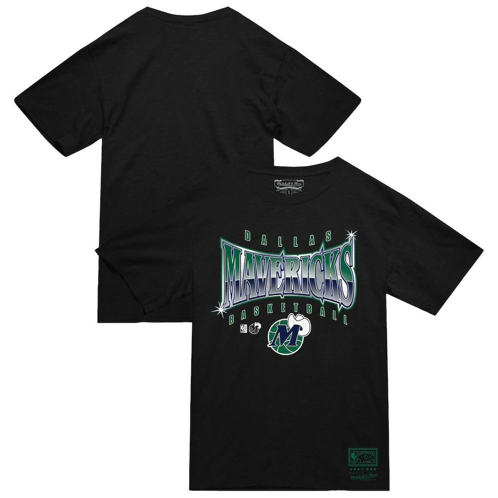 Black Dallas Mavericks Worldwide Collection Glow Up T-Shirt sale | NBA