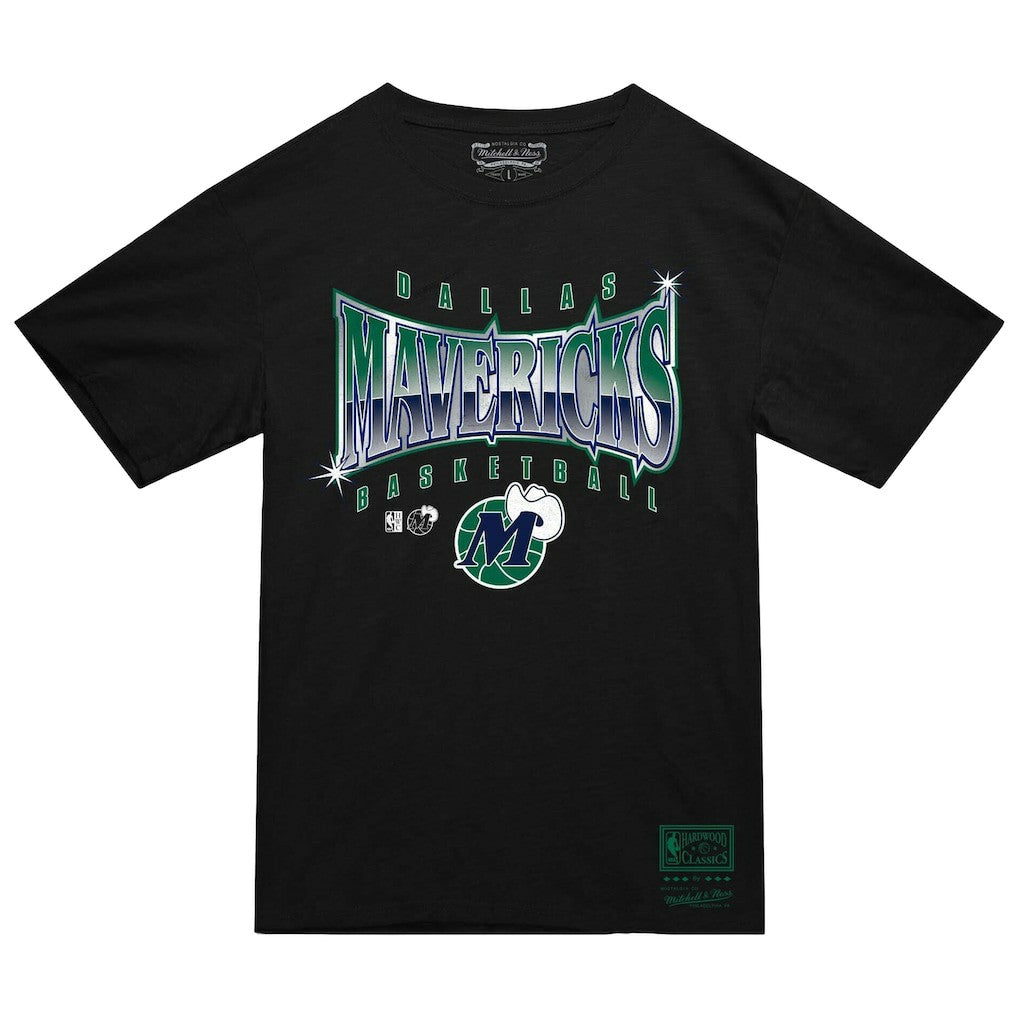 Black Dallas Mavericks Worldwide Collection Glow Up T-Shirt sale | NBA
