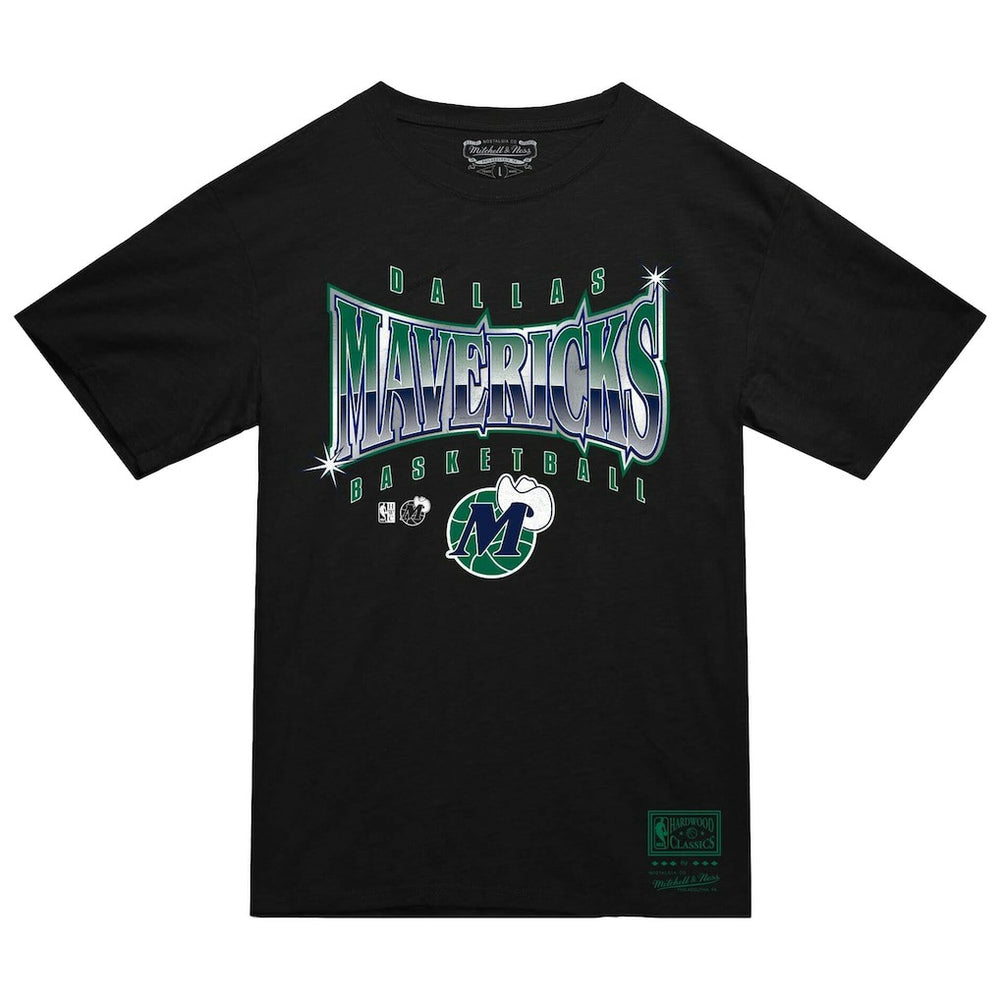 Black Dallas Mavericks Worldwide Collection Glow Up T-Shirt sale | NBA