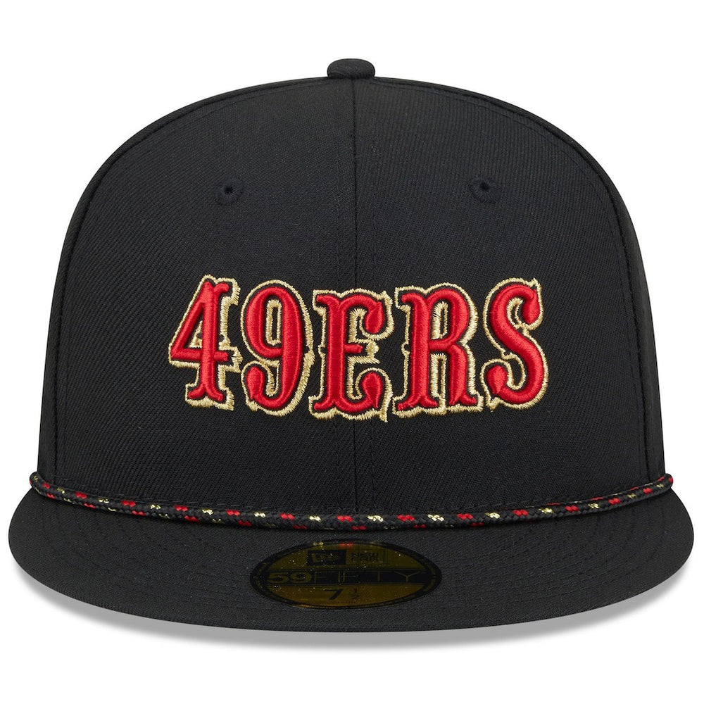San Francisco 49ers 2025 Rivalries Collection Sideline Rope 59FIFTY Fitted Hat | NFL New