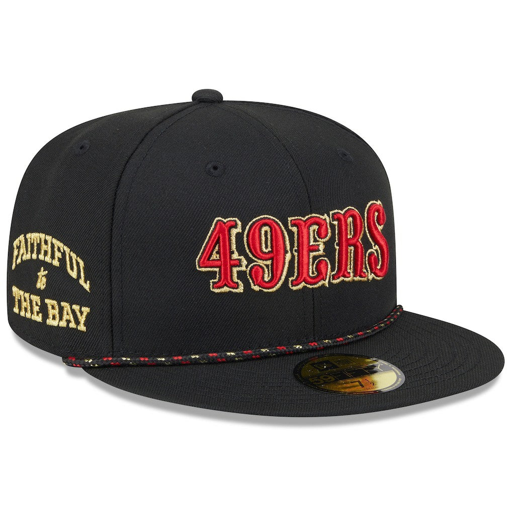 San Francisco 49ers 2025 Rivalries Collection Sideline Rope 59FIFTY Fitted Hat | NFL New