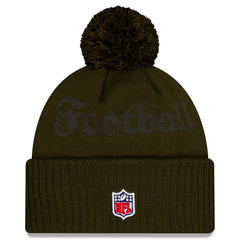 New York Jets 2025 Rivalries Collection Sideline Cuffed Knit Hat with Pom | NFL Near me