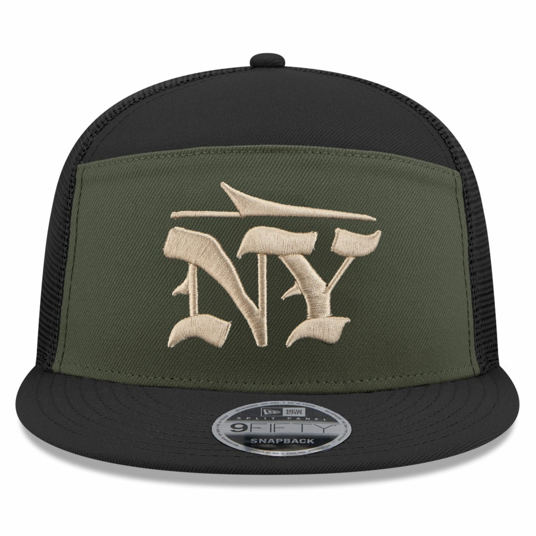 New York Jets 2025 Rivalries Collection Team Split Panel 9FIFTY Snapback Hat | NFL Discount