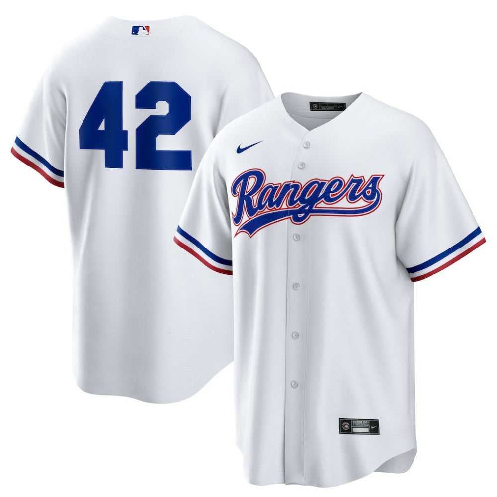 Texas Rangers Nike Home  2025 Jackie Robinson Day Replica Jersey - MLB Jerseys