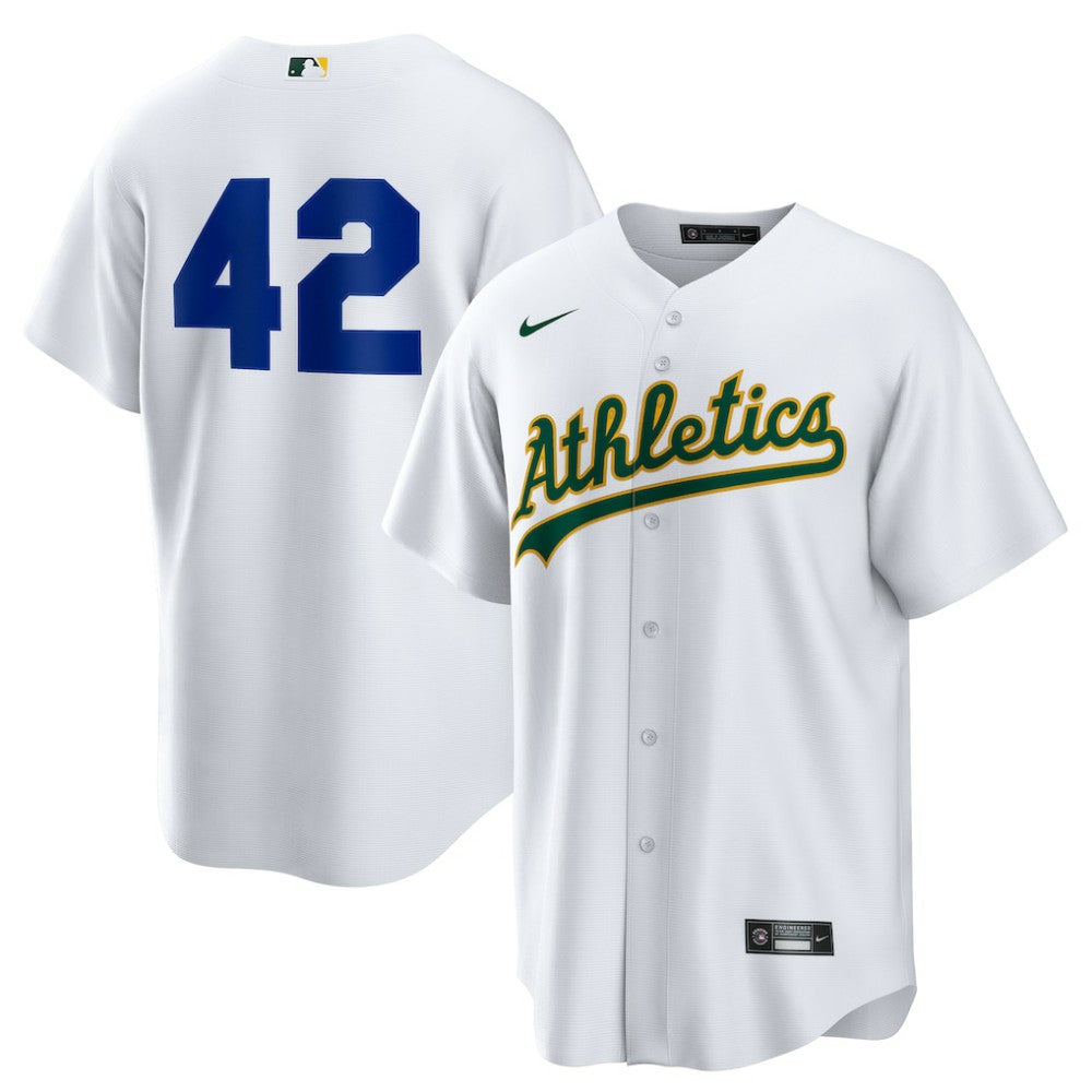 Athletics Nike Home  2025 Jackie Robinson Day Replica Jersey - MLB Jerseys