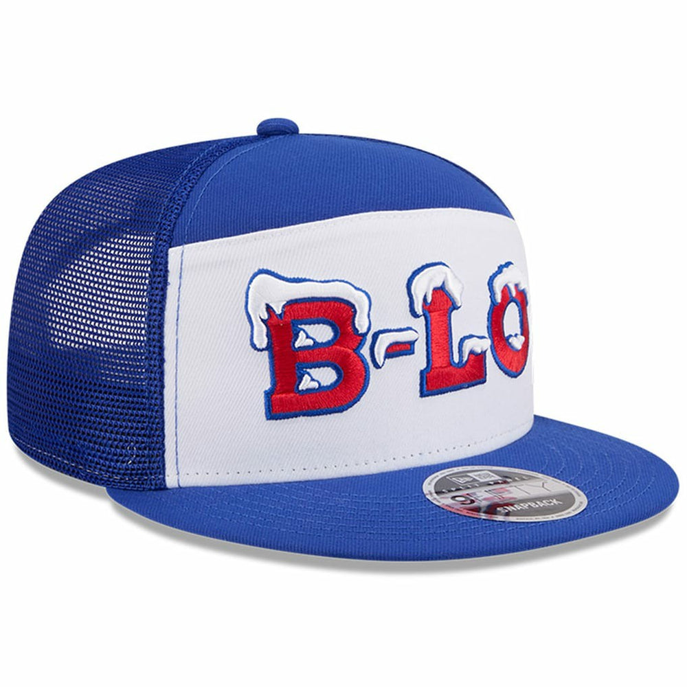 Buffalo Bills 2025 Rivalries Collection Team Split Panel 9FIFTY Snapback Hat | NFL Outlet