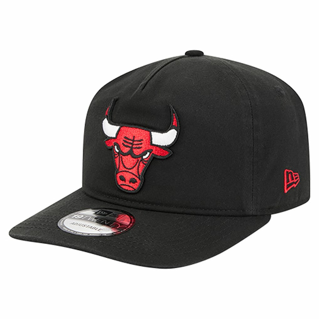 Black Chicago Bulls Cotton 19TWENTY Adjustable Hat | NBA
