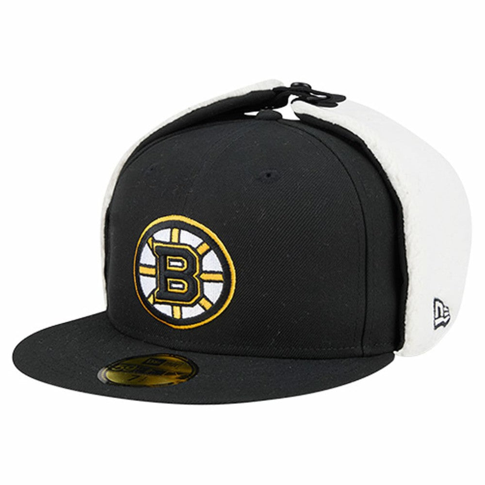 Boston Bruins New Era Injection Dog Ear Classic Fitted Hat -  NHL Hats