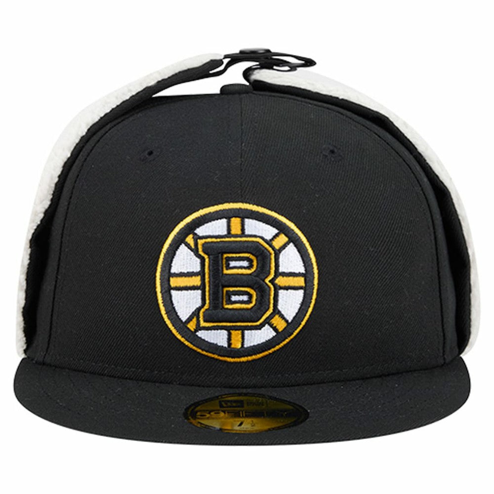Boston Bruins New Era Injection Dog Ear Classic Fitted Hat -  NHL Hats
