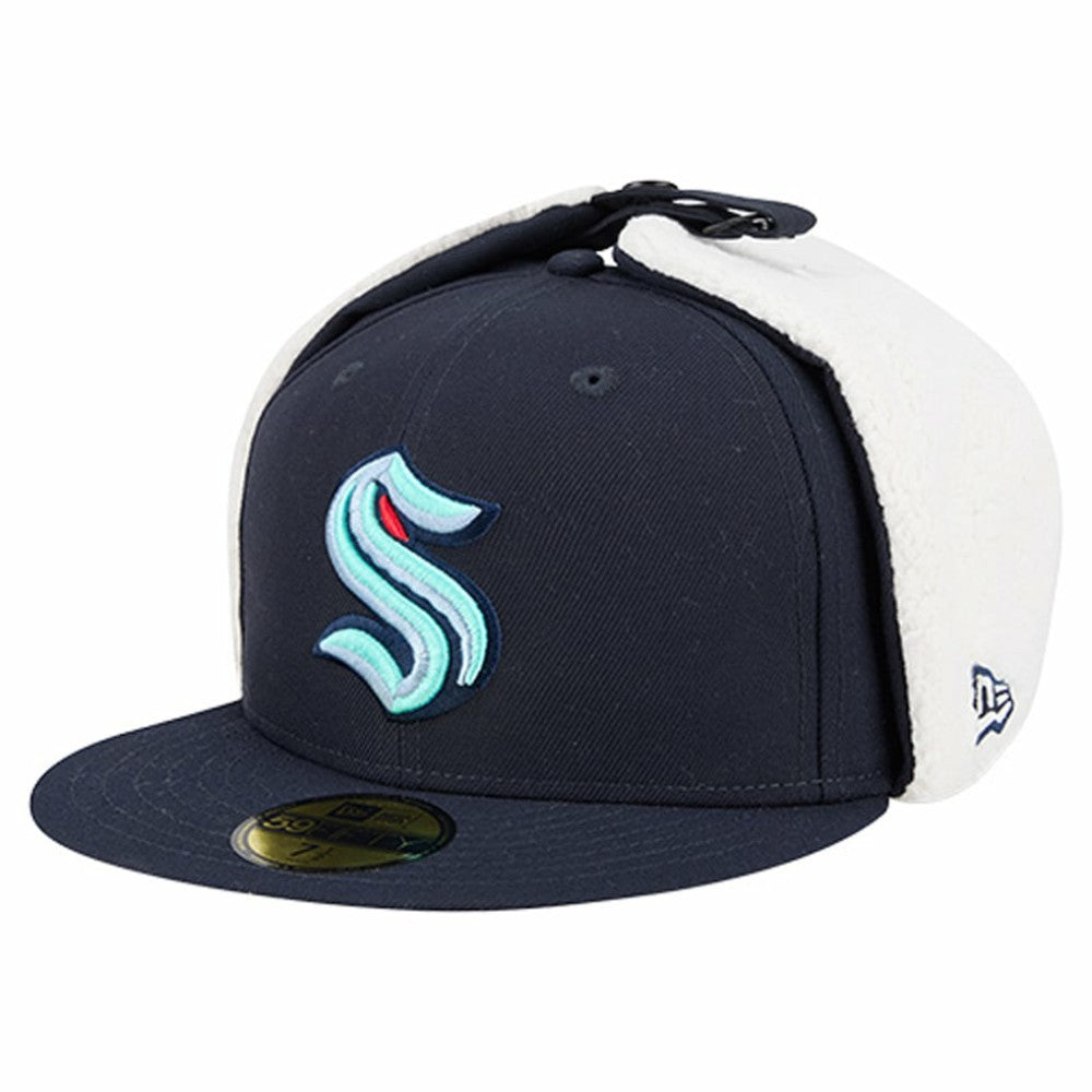 Seattle Kraken New Era Injection Dog Ear Classic Fitted Hat -  NHL Hats