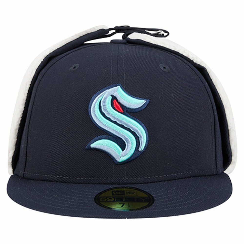 Seattle Kraken New Era Injection Dog Ear Classic Fitted Hat -  NHL Hats