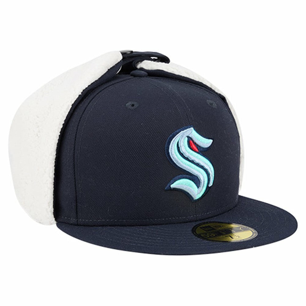 Seattle Kraken New Era Injection Dog Ear Classic Fitted Hat -  NHL Hats