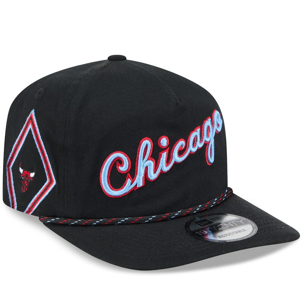 Black Chicago Bulls 2025/26 City Edition 19TWENTY Adjustable Hat | NBA