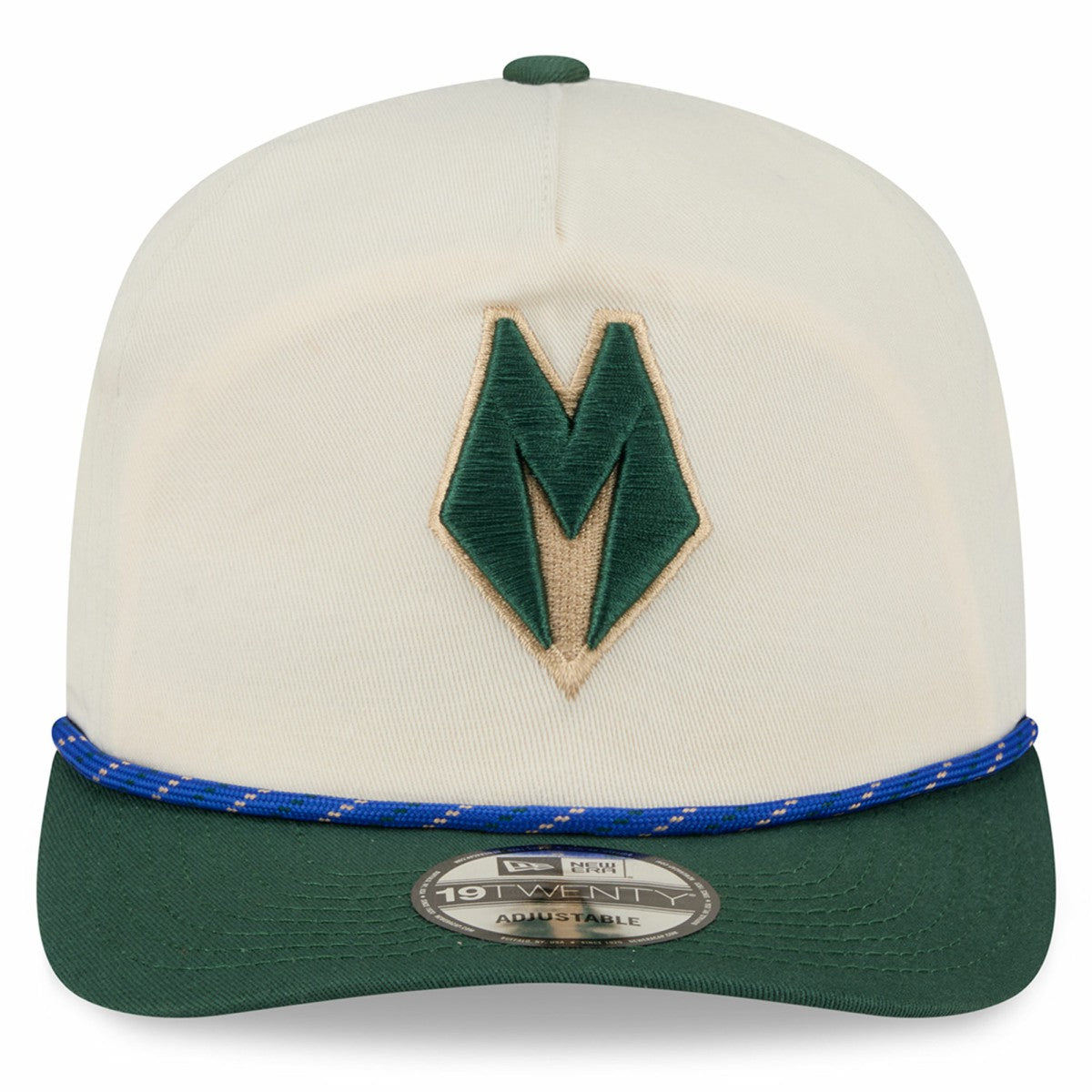 Cream/Hunter Green Milwaukee Bucks 2025/26 City Edition 19TWENTY Adjustable Hat | NBA