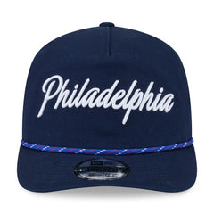 Navy Philadelphia 76ers 2025/26 City Edition 19TWENTY Adjustable Hat | NBA