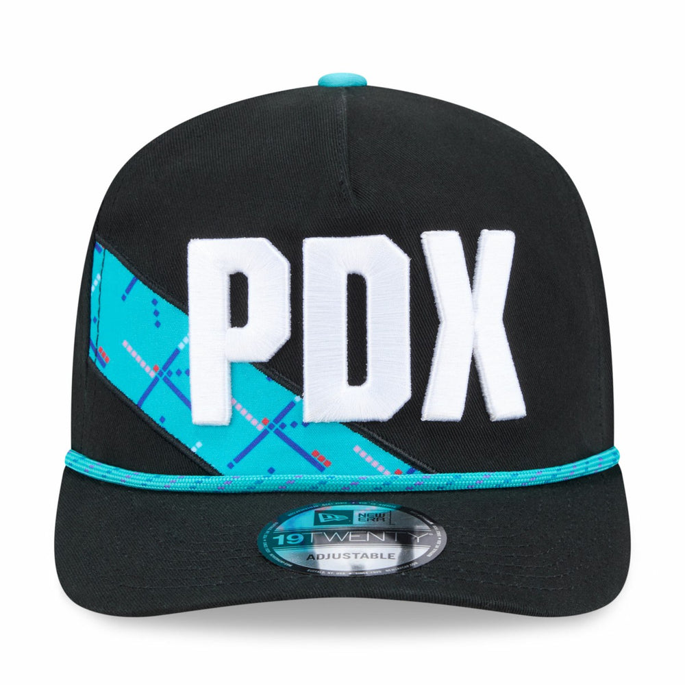 Black Portland Trail Blazers 2025/26 City Edition 19TWENTY Adjustable Hat | NBA