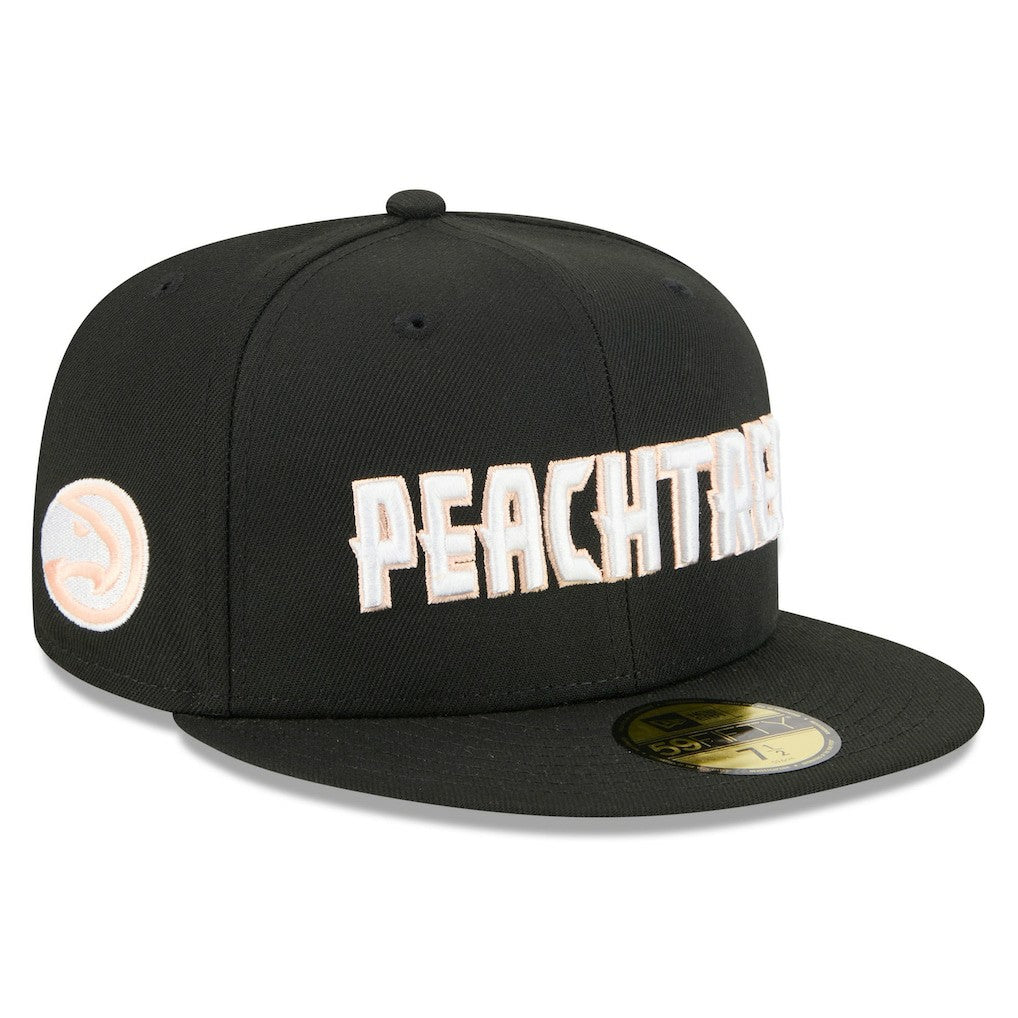 Black Atlanta Hawks 2025/26 City Edition 59FIFTY Fitted Hat | NBA
