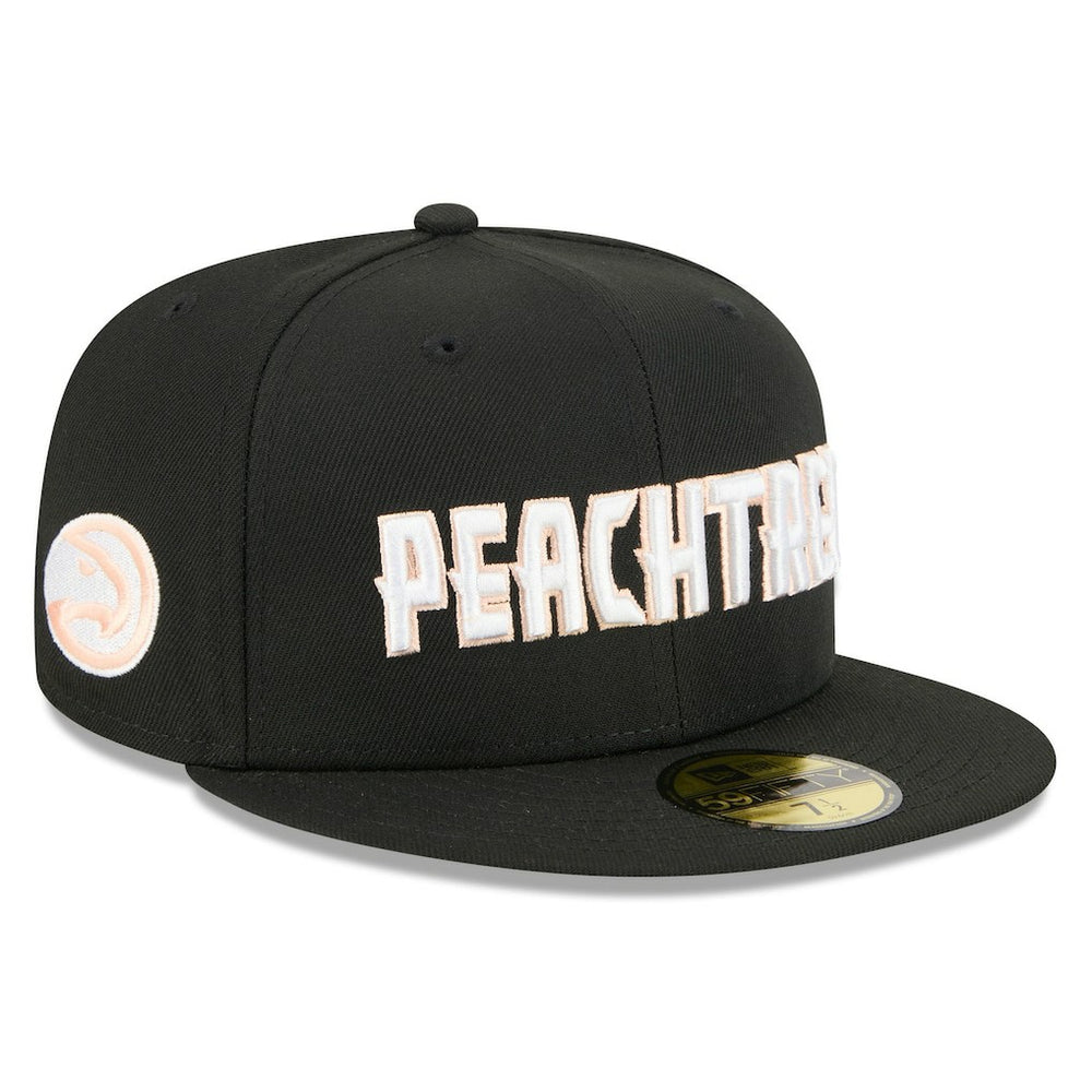 Black Atlanta Hawks 2025/26 City Edition 59FIFTY Fitted Hat | NBA