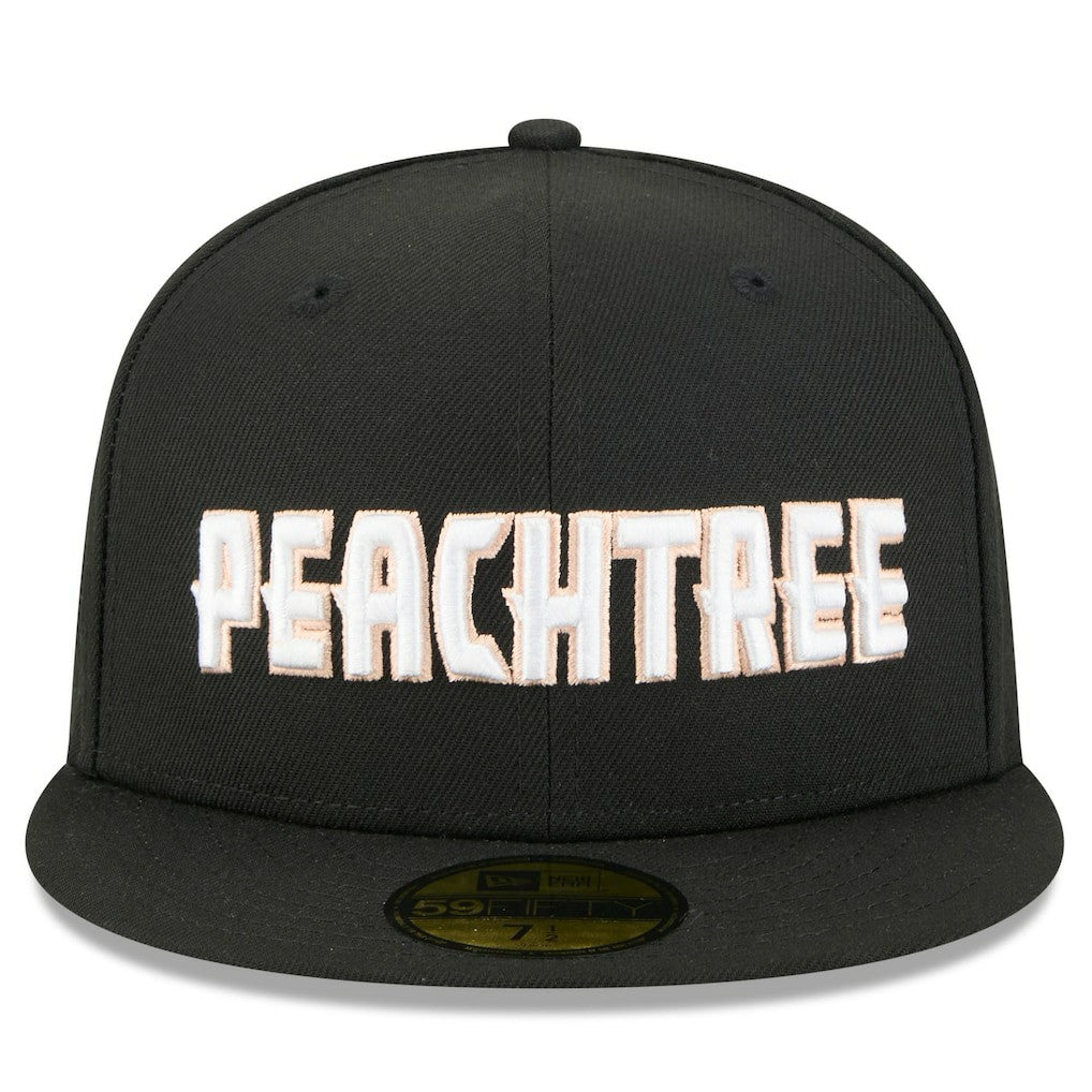 Black Atlanta Hawks 2025/26 City Edition 59FIFTY Fitted Hat | NBA