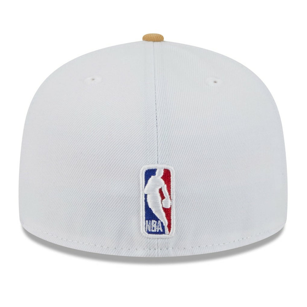 White/Gold Boston Celtics 2025/26 City Edition 59FIFTY Fitted Hat | NBA