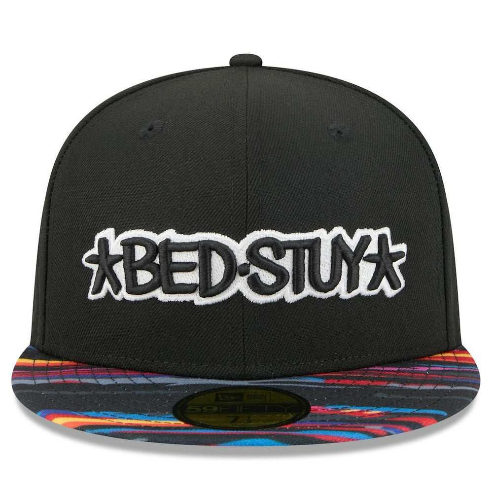 Black Brooklyn Nets 2025/26 City Edition 59FIFTY Fitted Hat | NBA