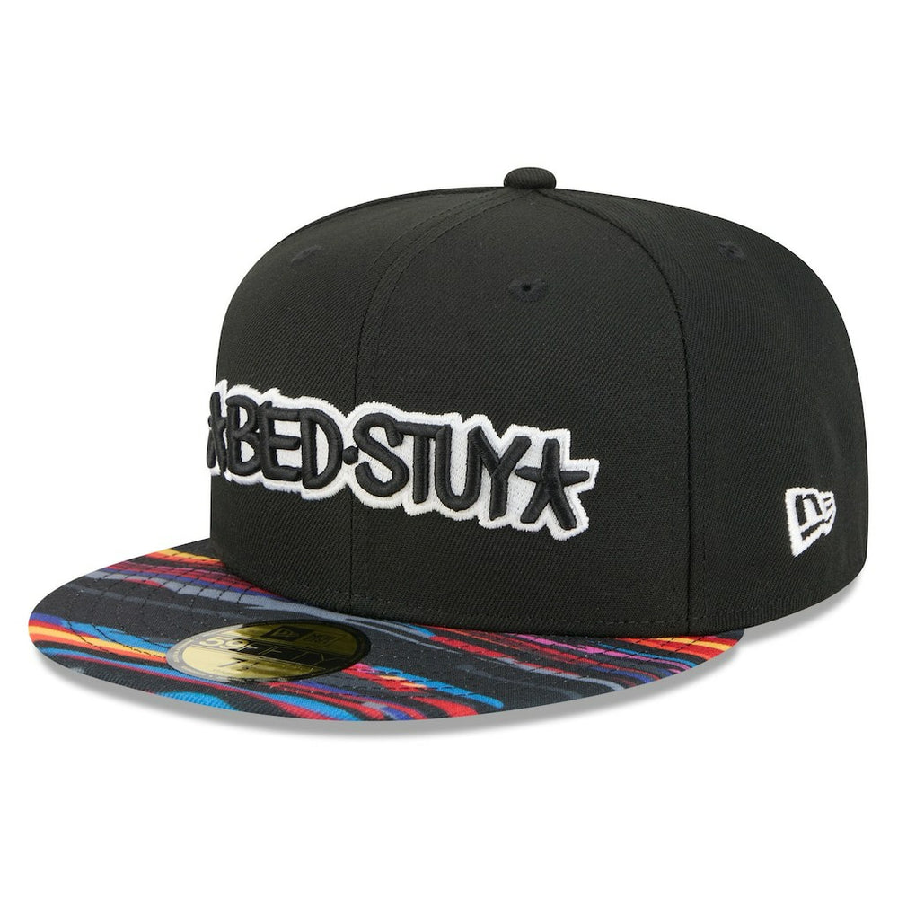 Black Brooklyn Nets 2025/26 City Edition 59FIFTY Fitted Hat | NBA