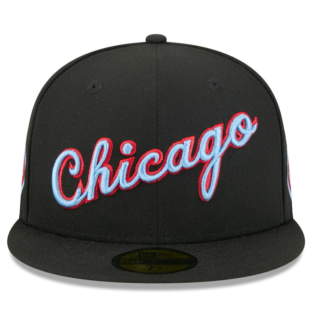 Black Chicago Bulls 2025/26 City Edition 59FIFTY Fitted Hat | NBA