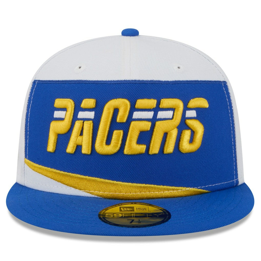 White/Blue Indiana Pacers 2025/26 City Edition 59FIFTY Fitted Hat | NBA