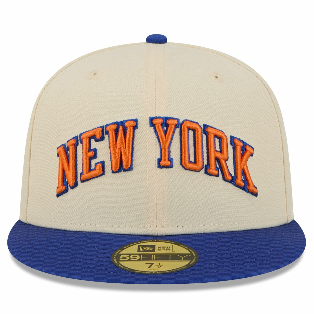 Cream/Blue New York Knicks 2025/26 City Edition 59FIFTY Fitted Hat | NBA