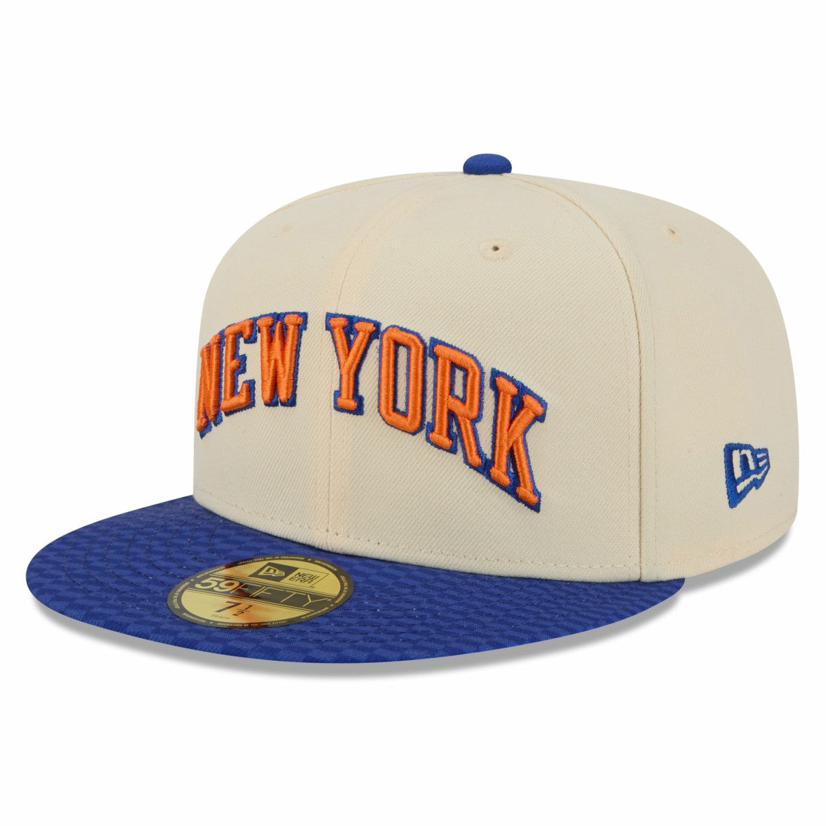 Cream/Blue New York Knicks 2025/26 City Edition 59FIFTY Fitted Hat | NBA