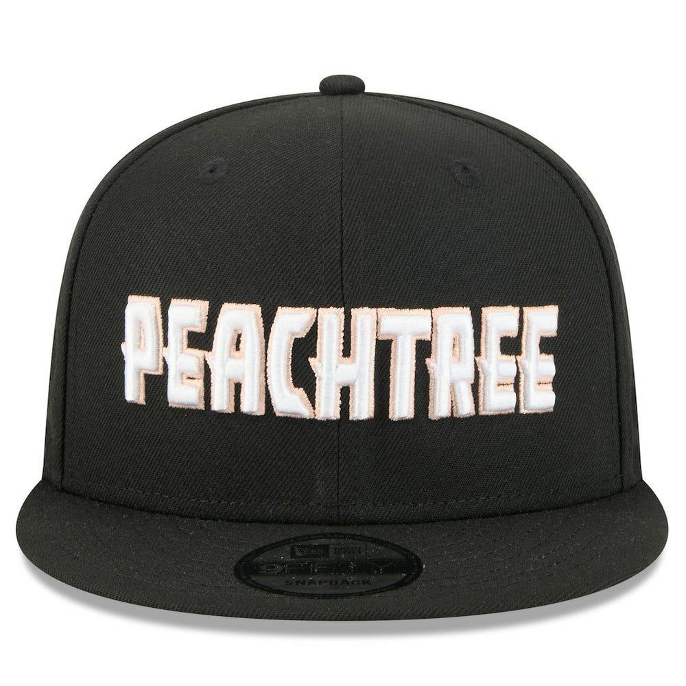 Black Atlanta Hawks 2025/26 City Edition 9FIFTY Snapback Hat | NBA