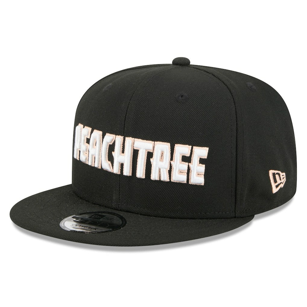 Black Atlanta Hawks 2025/26 City Edition 9FIFTY Snapback Hat | NBA