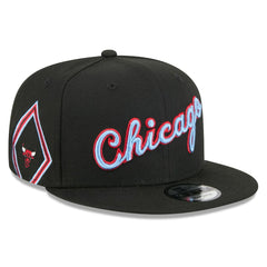 Black Chicago Bulls 2025/26 City Edition 9FIFTY Snapback Hat | NBA