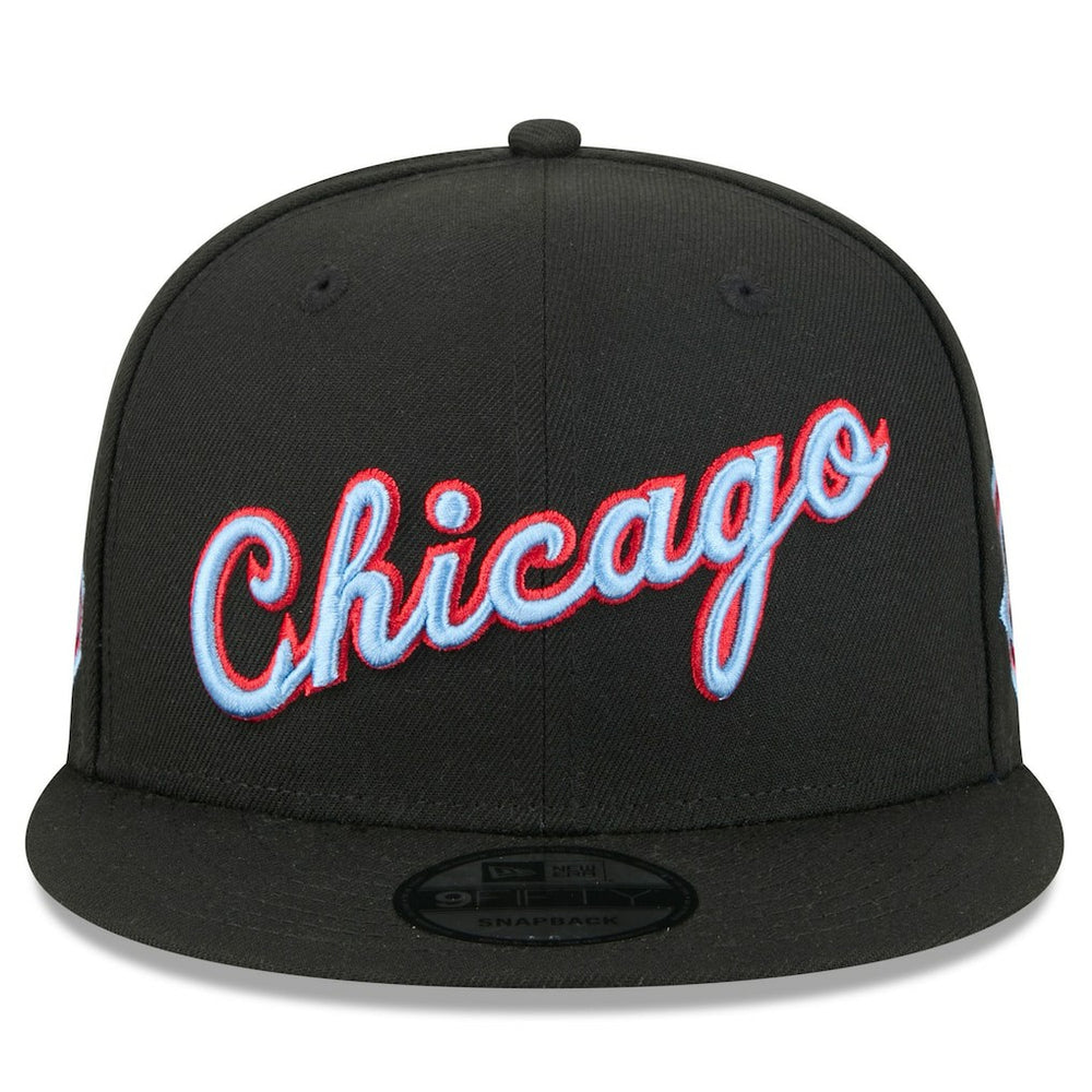 Black Chicago Bulls 2025/26 City Edition 9FIFTY Snapback Hat | NBA
