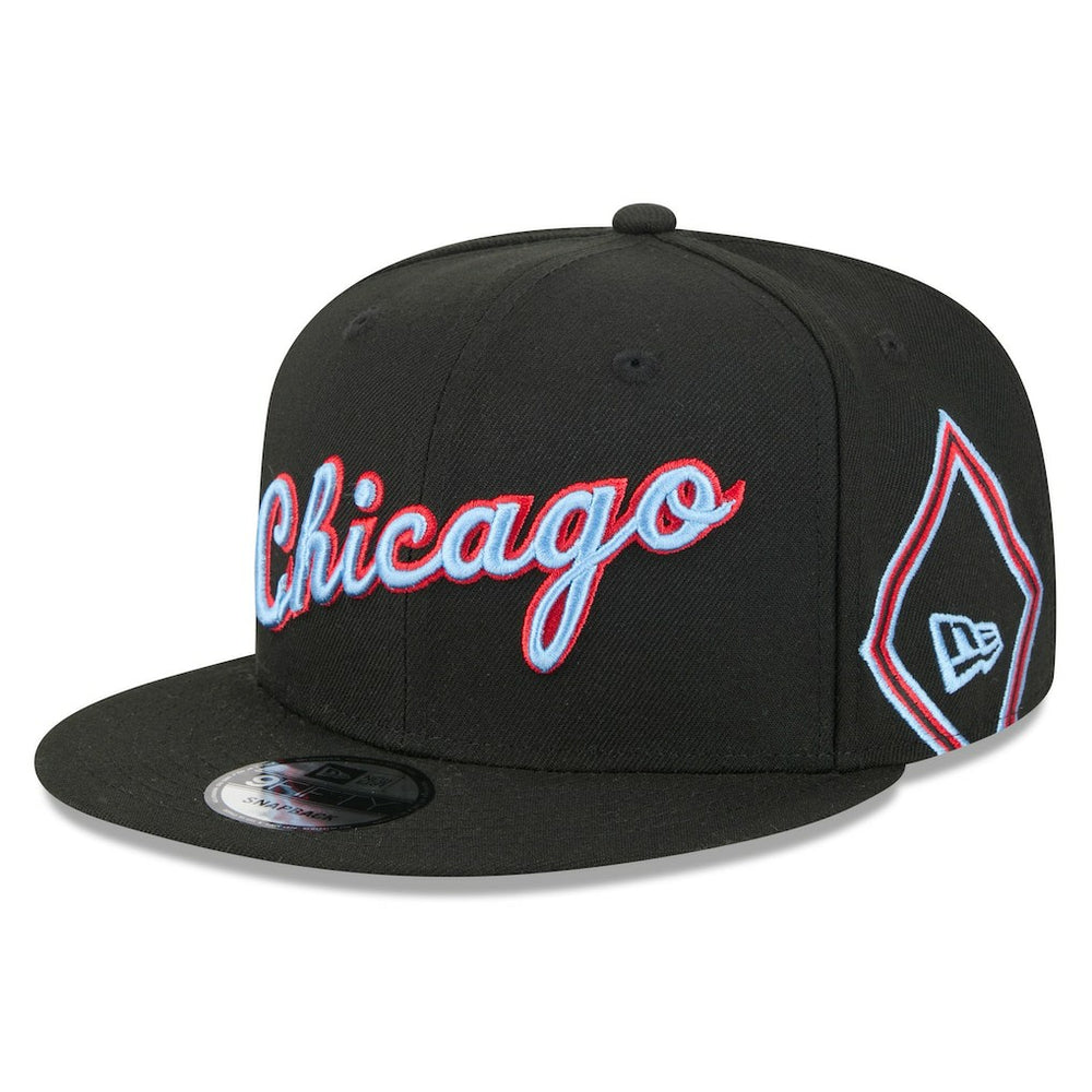 Black Chicago Bulls 2025/26 City Edition 9FIFTY Snapback Hat | NBA