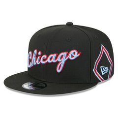 Black Chicago Bulls 2025/26 City Edition 9FIFTY Snapback Hat | NBA