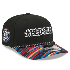 Black Brooklyn Nets 2025/26 City Edition 9SEVENTY Adjustable Hat | NBA