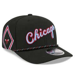 Black Chicago Bulls 2025/26 City Edition 9SEVENTY Adjustable Hat | NBA