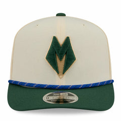 Cream/Hunter Green Milwaukee Bucks 2025/26 City Edition 9SEVENTY Adjustable Hat | NBA