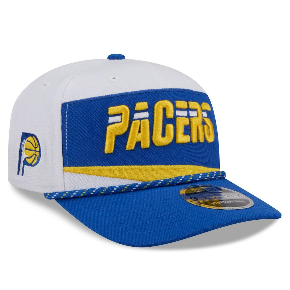 White/Blue Indiana Pacers 2025/26 City Edition 9SEVENTY Adjustable Hat | NBA