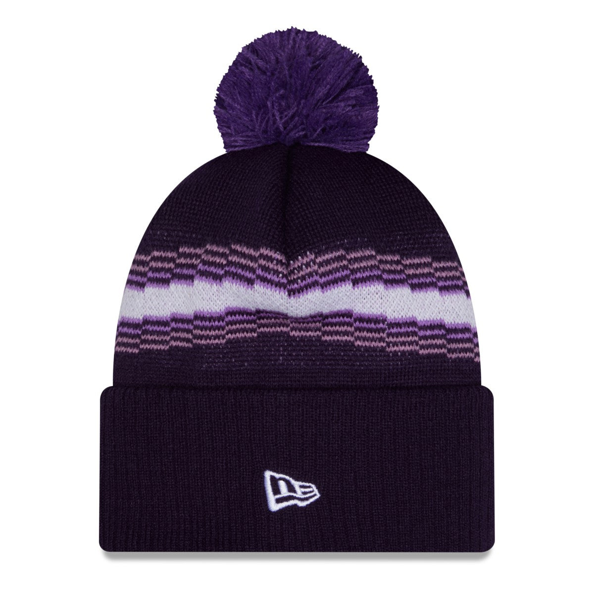 Purple Sacramento Kings 2025/26 City Edition Cuffed Knit Hat with Pom | NBA
