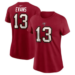 Tampa Bay Buccaneers Mike Evans  Women's Player Name & Number T-Shirt | NFL Hot