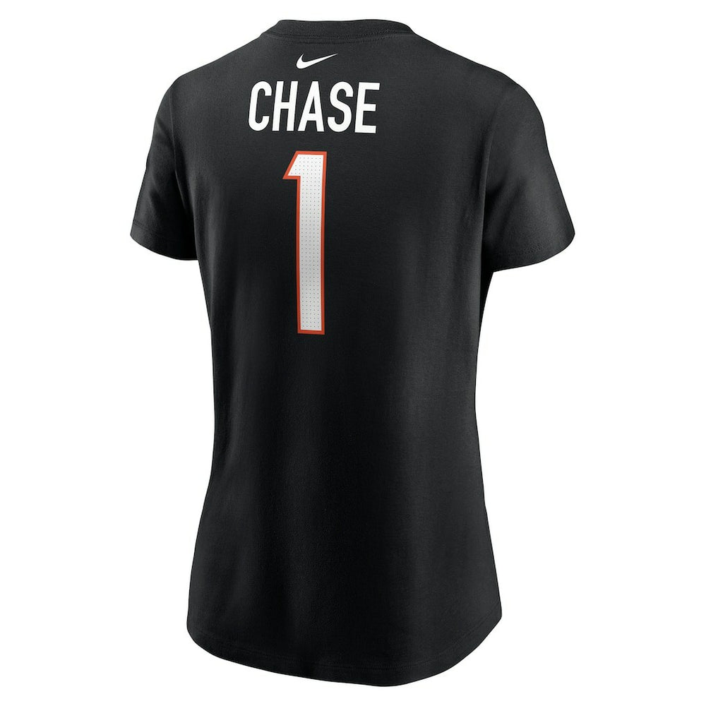 Cincinnati Bengals Ja'Marr Chase  Women's Player Name & Number T-Shirt | NFL Hot
