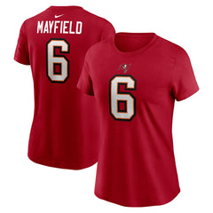 Tampa Bay Buccaneers Baker Mayfield  Women's Player Name & Number T-Shirt | NFL On sale