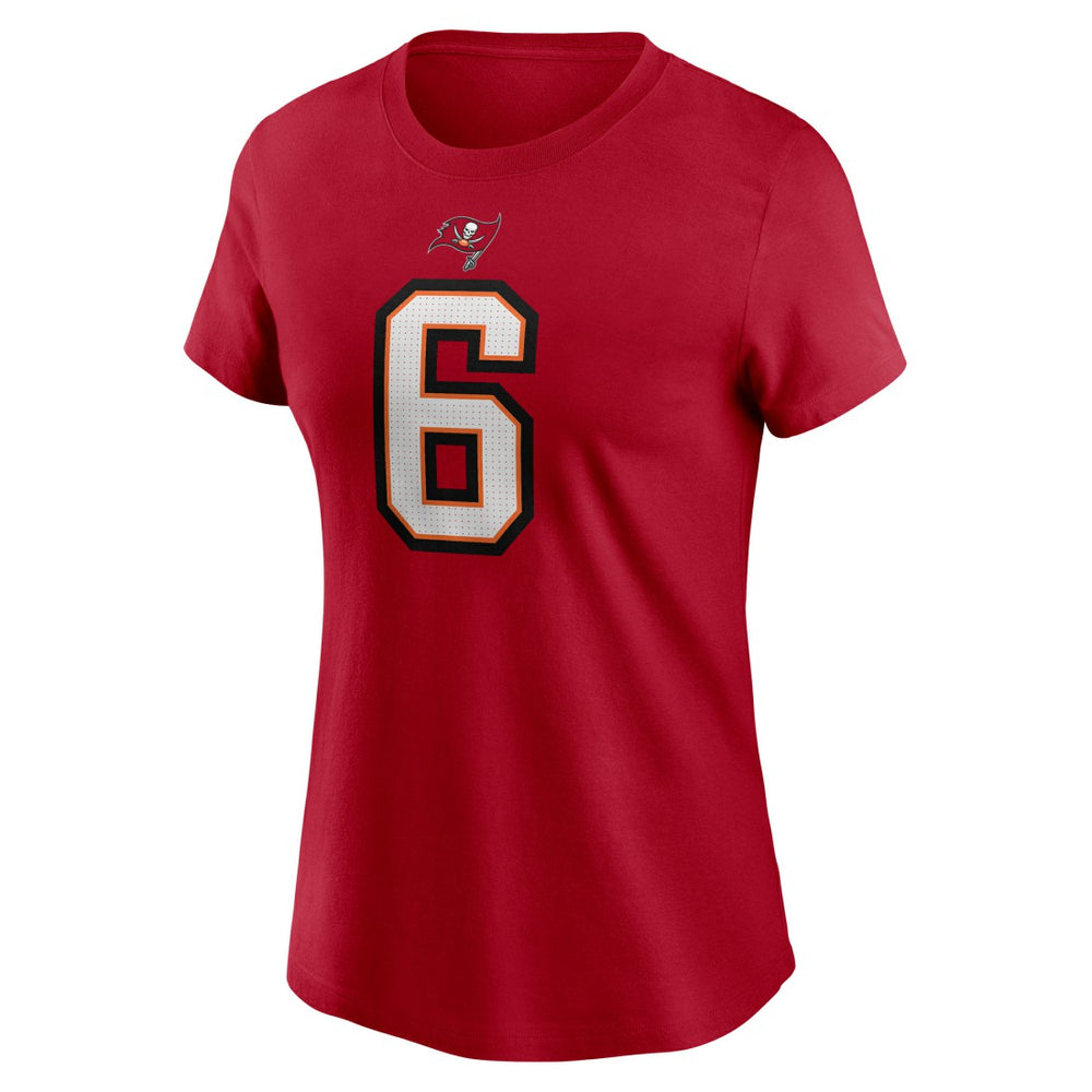 Tampa Bay Buccaneers Baker Mayfield  Women's Player Name & Number T-Shirt | NFL On sale
